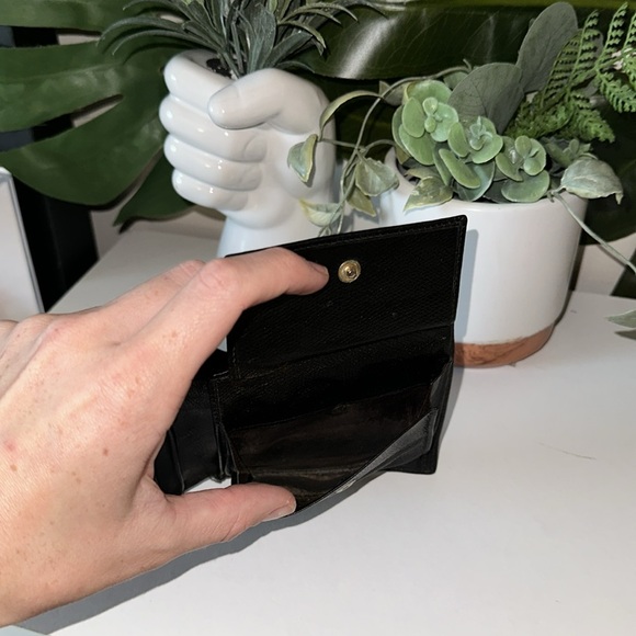 CELINE BLACK & SILVER MENS BIFOLD WALLET - Picture 4 of 7